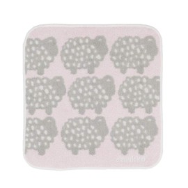 Marushin 6065005300 Hand Towel, Aarikka Lamb, 9.8 x 9.8 inches (25 x 25 cm), Lamb Pattern, Towel 100% Cotton, Mother's Day, Birthday, Present, Gift