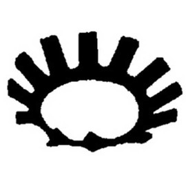 #14 Countersunk External Lock Washer Zinc