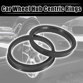 X AUTOHAUX 4pcs Plastic 63.4mm to 72.6mm Car Hub Centric Rings Wheel Bore Center Spacer