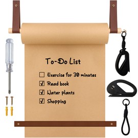 Larbeti 11.8" Kraft Wall Mounted Butcher Paper Roll Holder Dispenser