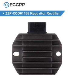ECCPP Voltage Regulator Rectifier Fit for 2000-2006 Yamaha Kodiak 400 2003-2006 Yamaha Kodiak 450 1999-2001 Yamaha V Star 1100 ZZP-XCO61188 Rectifier Regulator