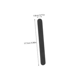 VICASKY 6pcs Black Nail Sanding Files Nail Grinding Sticks for Natural and Portable Manicure Tools for Home and Salons