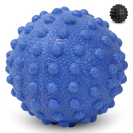 Vivva Massage Ball - Trigger Deep Tissue Back Massage, Foot Massager, Plantar Fasciitis & All Over Body Deep Tissue Muscle Therapy (Blue)