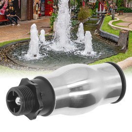Ejoyous Fountain Nozzle, Stainless Steel Water Pond Spray G1 Male Thread Frothy Foam Jet Fountain Sprinkler for Garden Waterscape Decor