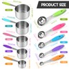 10 Pcs Measuring Cups and Spoons Set, Premium Stainless Steel