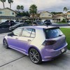 VViViD+ Matte Galaxy Purple Vinyl Car Wrap Film (15ft x