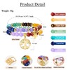 Bivei 7 Chakra Bracelet Real Stones, Gemstone Bracelet Women, Crystal