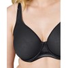 Wonderbra Plus Support Underwire Full Coverage Bra, Black Jacquard, 42d