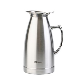 Diobao Stainless Steel Water Pot, 0.75 L (0.75 L), Commercial Use, Household Jug, Bar Pot, Table Pot, Service Pot, Container, Cold Water, Water Pitcher, Pitcher, Jug, Stylish, Simple