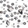 Nail Rhinestones Kit Round Flat Back Rhinestones 1500Pieces Multi Shape