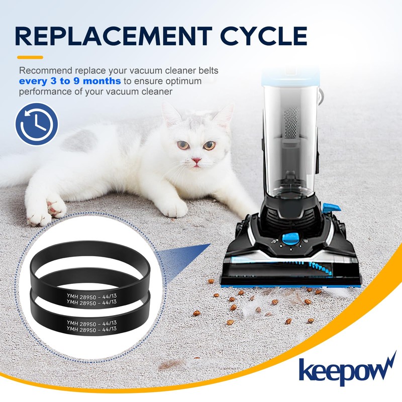 KEEPOW Replacement Belts for Bissell PowerSwift/Aeroswift/Powertrak Upright Vacuum Compatible with