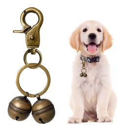 Coollooda Bell Collar Dog Cat Collar Accessory Diameter 0.8 inch (20 mm) Charm Pendant Cute Decorative Bell for Small Dogs