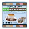 Double Donut Medium Roast Decaf Coffee Pods, Mocha Nut Fudge