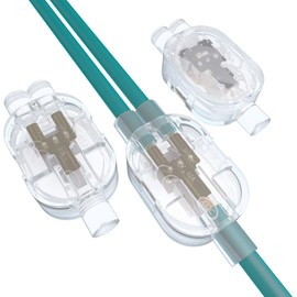 Waterproof Wire Connectors Quick Inserted IP68 Moisture Guard Weatherproof Single-core cable Junction Box for 0.5mm² - 4mm² Hard wire Lawn Mower Swimming Pools and other Applications (B12 10pcs)