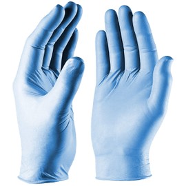 Blue medical grade Nitrile gloves - Strong, Multi-Purpose, Powder Free Simply Sanitize X-Large Nitrile Gloves - BNG004 - 100PK