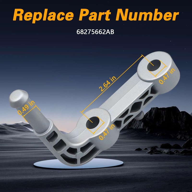 FUSCH Enhanced Rear Left Exhaust Bracket, Tailpipe Hanger, Driver Side