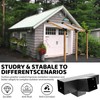 DEVALLEY 15° Angled Pegola Roof Bracket kit,4-Way Slanted Post Contector