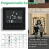 Wengart Home Thermostat Programmable WG03-4,AC230V Max3A Touch Screen LCD Display