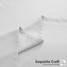 BQC Flat Sheet Breathable Bed Top Sheet - Super Soft Shrinkage and Fade Resistant Poly Cotton Percale Flat Bed Sheet (White, Double)