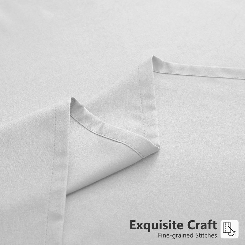 BQC Flat Sheet Breathable Bed Top Sheet - Super Soft