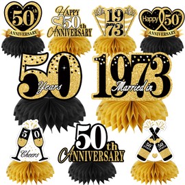 50th Anniversary Party Table Centerpieces Decorations
