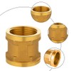1 Inch Brass Sleeve, 2 Pieces Female Thread Connector, G1