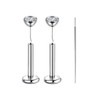 Labret Piercing 16g (1.2mm) - G23 Titanium Pin with 3