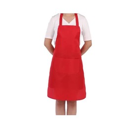 WS Accessories 2 Pocket Apron 60x70cm - Ideal for kitchen, home and garden use [Red]