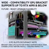 GSCOLER ARGB GPU Support Bracket, Universal 16.8M RGB Modes Graphics