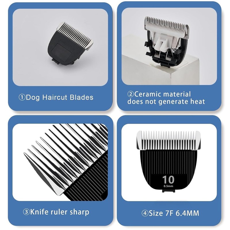 TGSBHIO 3PCS Replacement Blade for nebot P1 Pro Pet Grooming