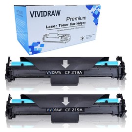 VIVIDRAW Compatible Drum Unit Replacement for HP 19A CF219A Imaging Drum High Yield Work with HP Laserjet Pro M130fw M130fn M130nw M102w M102a M130a MFP M102 M130 Printer