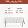 Maison d'Hermine Tablecloths, 100% Cotton, 140 cm x 180 cm,