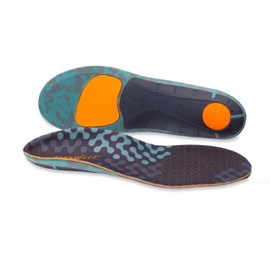 Superfeet Active Cushion High Arch Shock Absorbing Running Walking Cushion Type Blue B (8.3 - 9.1 inches (21 - 23 cm)