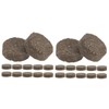 Mipcase 4sets 20pcs Dried Natural Firelighters Wood for Easy Ignition