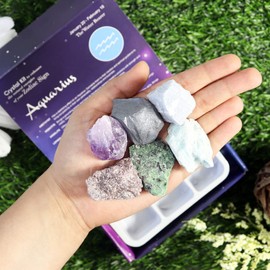 Crystal Hideaway Zodiac Crystal and Natural Healing Stones Zodiac Signs Astrology Crystals Birthstones (Aquarius)