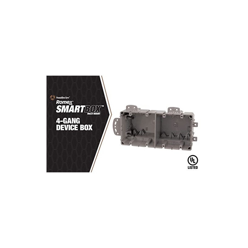 Madison Electric Products MSBMMT4G 4 Gang Multi Mount Device Box