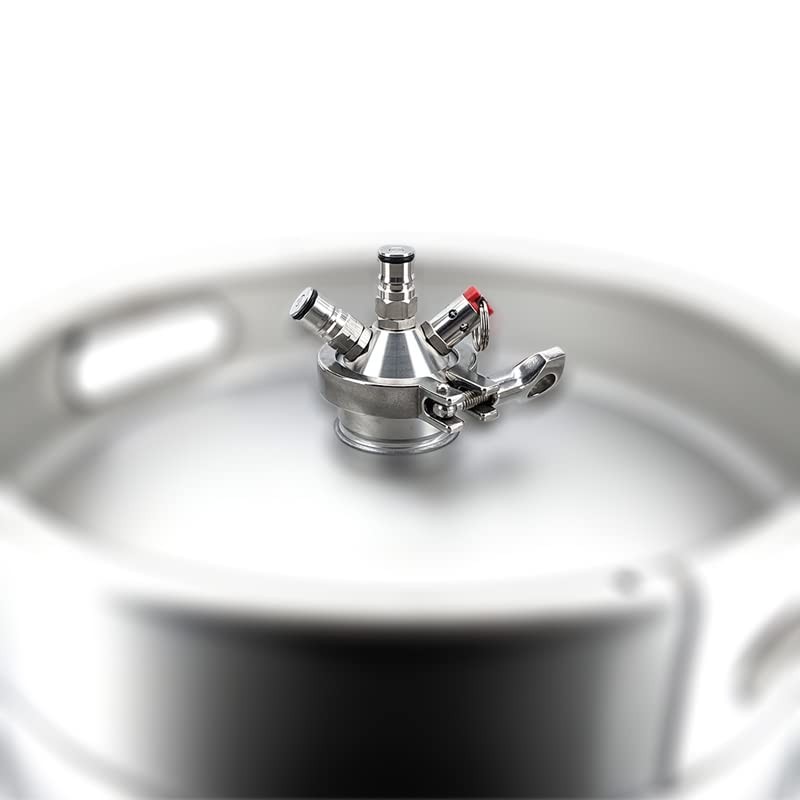 BALL LOCK TAPPING HEAD TO 2INCH TRI-CLOVER (COMMERCIAL KEG ADAPTOR)