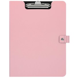 Merangue Portfolio Polyfoam Clipboard with Bulldog Clip, 9.5 x 12 Inches, Letter Size, Pink