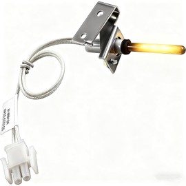 MCAMPAS 903110A 903110 Universal Furnace Hot Surface Ignitor with Plug, Round Silicon Nitride Igniter Replacement for Nordyne Furnace Igniters 632504