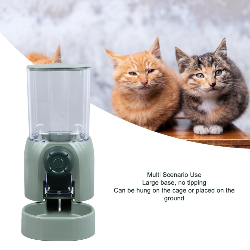 Pet Hanging Automatic Feeder Large Capacity Detachable Pet Cage Food