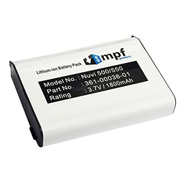 010-11143-00, 361-00038-01 Battery for Garmin Nuvi 500, Nuvi 510, Nuvi 550, Zumo 220, Zumo 600, Zumo 650, Zumo 660, Zumo 660LM, Zumo 665, Zumo 665LM, Aera 500, Aera 510, Aera 550, Aera 560 GPS Units