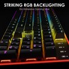 DURGOD TGK021 Mechanical Gaming Keyboard, 104 Keys Wired Keyboard with
