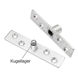 Turntable Cross Plate Swivel Hinge Turnstile Hinge Cabinet Door Revolving Door Length 95 mm