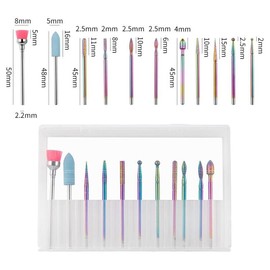 Kit Manicura Profesional Pulido Uña Acrilica Pedicure Fresa Broca Portatil (11 piezas)