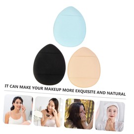 Ipetboom 6pcs Mini Powder Puff for Loose Powder Foundation and Concealer Fluffy Velour Cosmetic Cushions for Easy Application for Daily Makeup Touch-ups