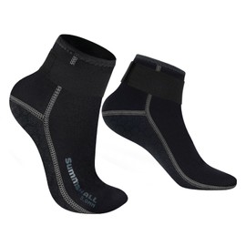 Summshall Neoprene Socks, 5mm Wetsuit Socks Thermal Diving Socks Boots Anti-slip Fin Socks for Men Women Swimming Surfing Sailing Kayaking