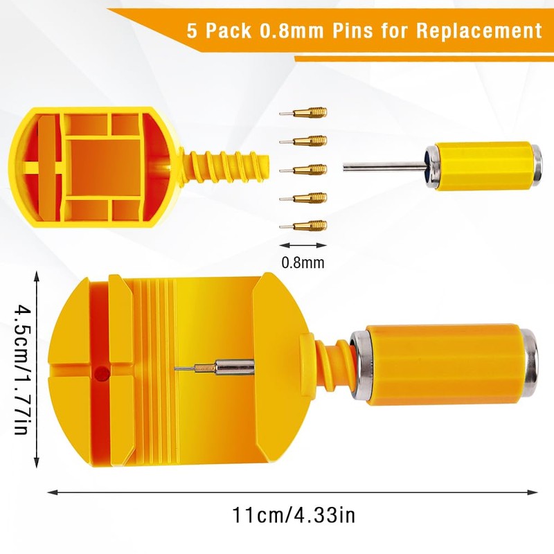 Watch Link Removal Kit, Resizing Adjustment Watch Band Sizing Strap