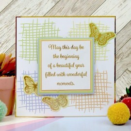 Hunkydory Crafts Stickables Die-Cut Self-Adhesive Butterflies & Dragonflies - Pretty Pastels