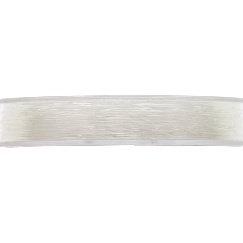 Griffin Elastic Beading Cord, Clear, 0.7 Millimeters, 25 Meters |