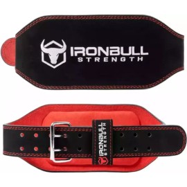 역도 벨트 - 6인치 패딩 가죽 웨이트 무거운 피트니스를 위한 튼튼한 편안한 허리 지지대 [Medium] Weightlifting Belt - 6-Inch Padded Leather Weight Heavy Fitness Sturdy Comfortable Waist Support [Medium]